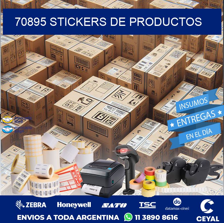 70895 STICKERS DE PRODUCTOS