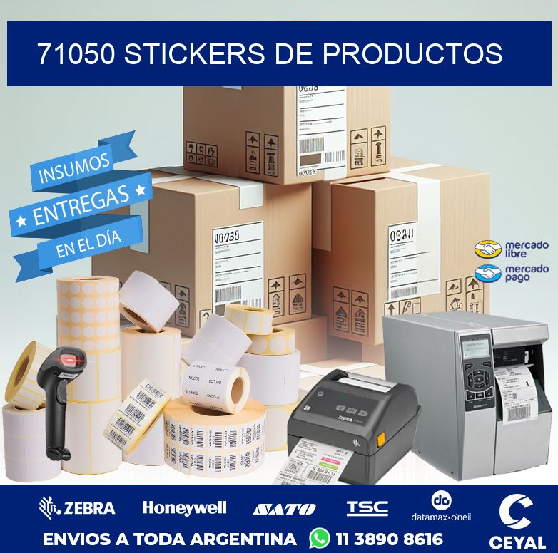 71050 STICKERS DE PRODUCTOS