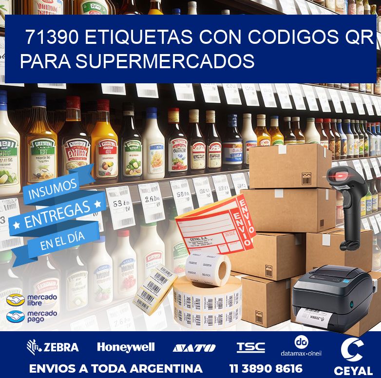 71390 ETIQUETAS CON CODIGOS QR PARA SUPERMERCADOS