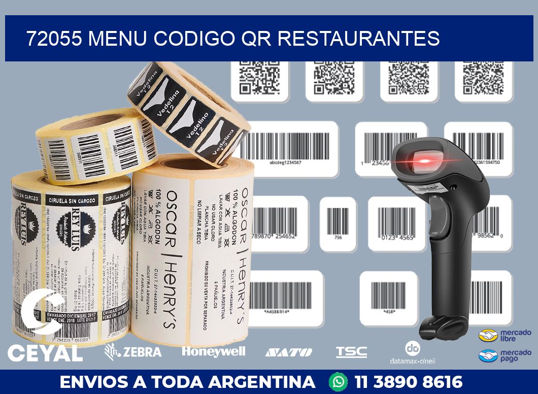 72055 MENU CODIGO QR RESTAURANTES