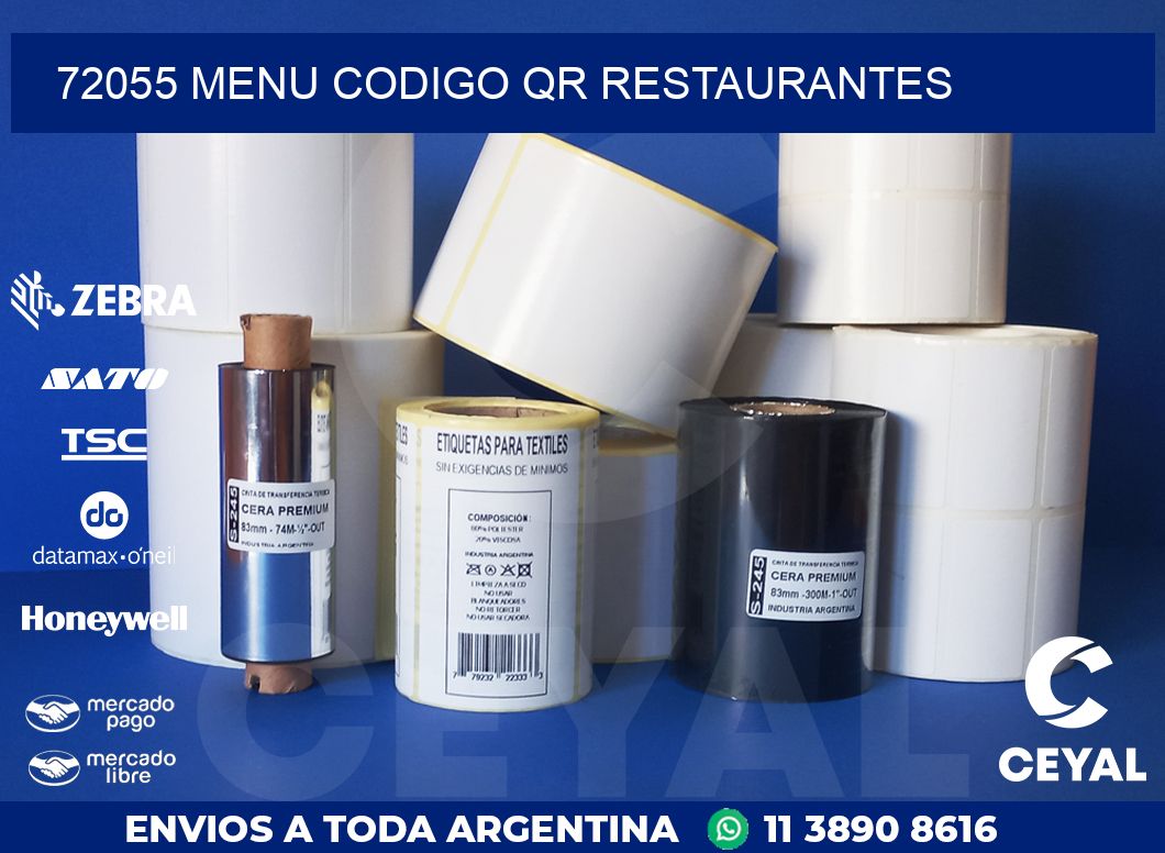 72055 MENU CODIGO QR RESTAURANTES