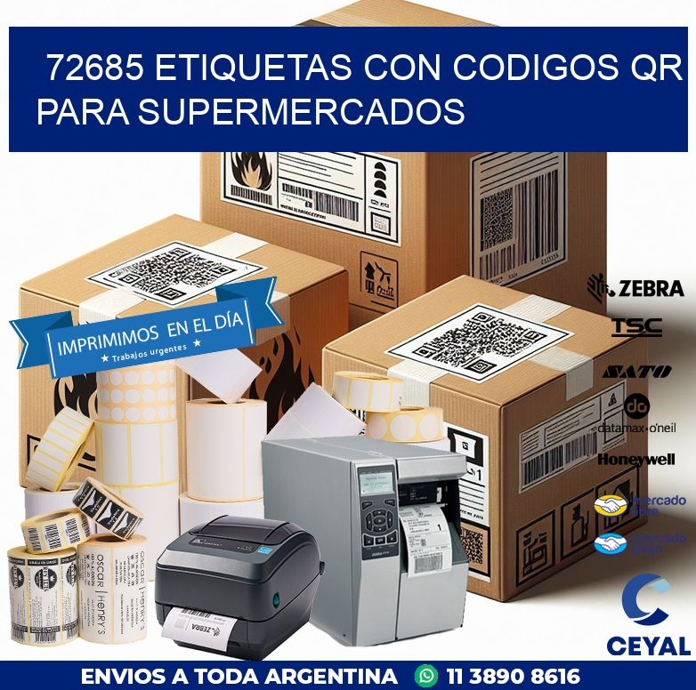 72685 ETIQUETAS CON CODIGOS QR PARA SUPERMERCADOS