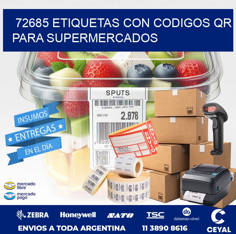 72685 ETIQUETAS CON CODIGOS QR PARA SUPERMERCADOS