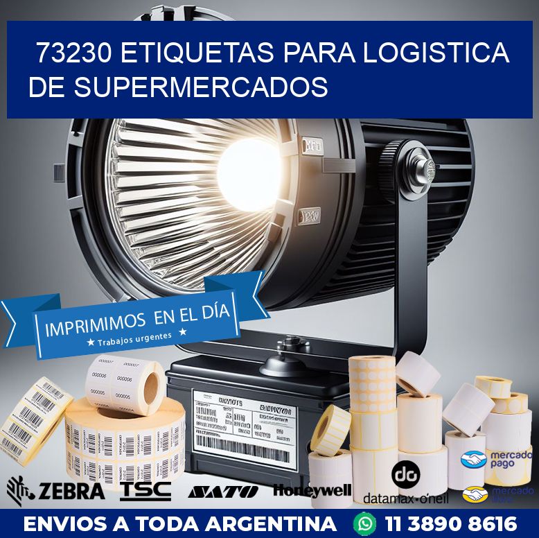 73230 ETIQUETAS PARA LOGISTICA DE SUPERMERCADOS