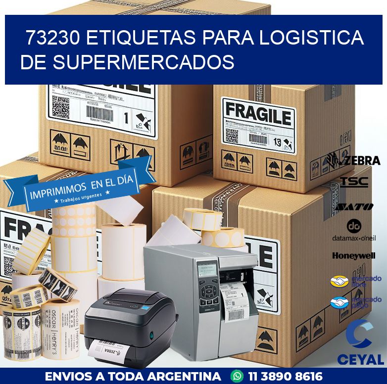 73230 ETIQUETAS PARA LOGISTICA DE SUPERMERCADOS