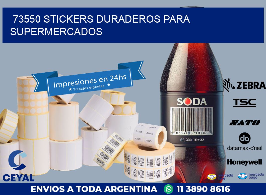 73550 STICKERS DURADEROS PARA SUPERMERCADOS