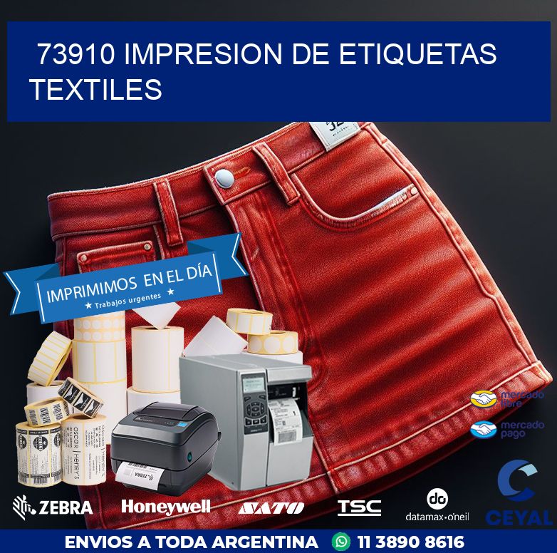 73910 IMPRESION DE ETIQUETAS TEXTILES