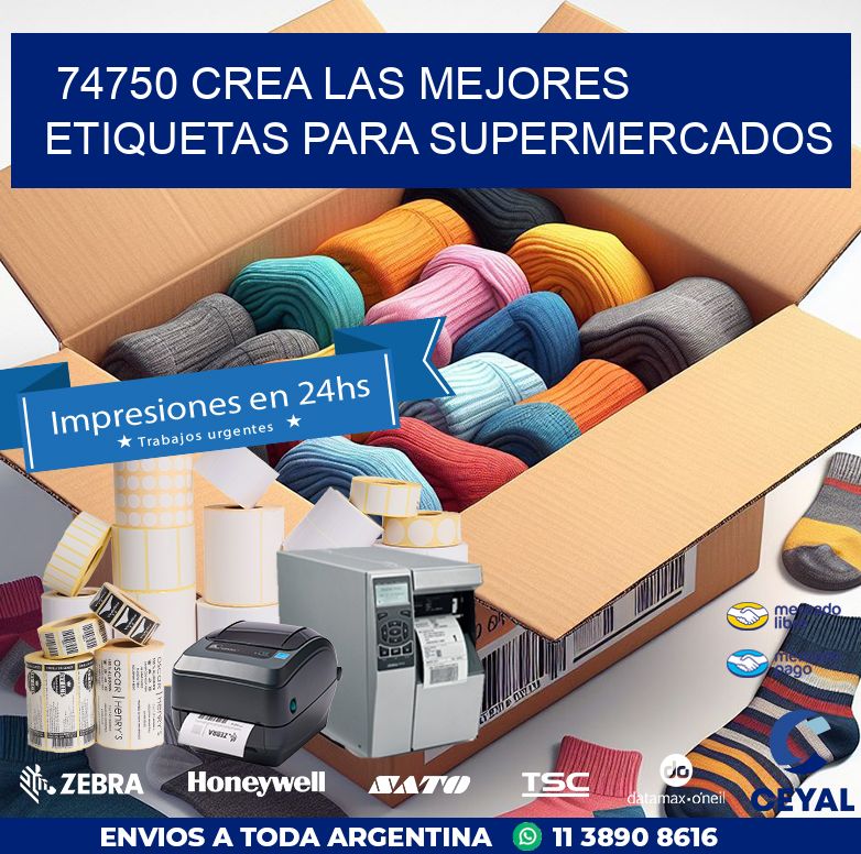 74750 CREA LAS MEJORES ETIQUETAS PARA SUPERMERCADOS