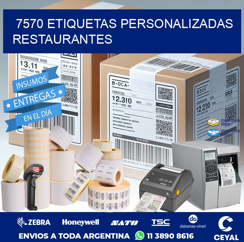 7570 ETIQUETAS PERSONALIZADAS RESTAURANTES