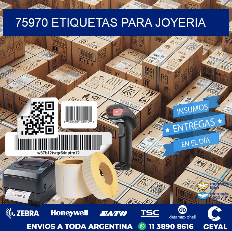 75970 ETIQUETAS PARA JOYERIA