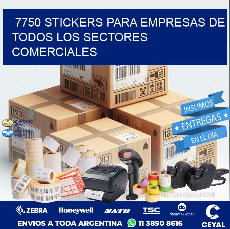 7750 STICKERS PARA EMPRESAS DE TODOS LOS SECTORES COMERCIALES