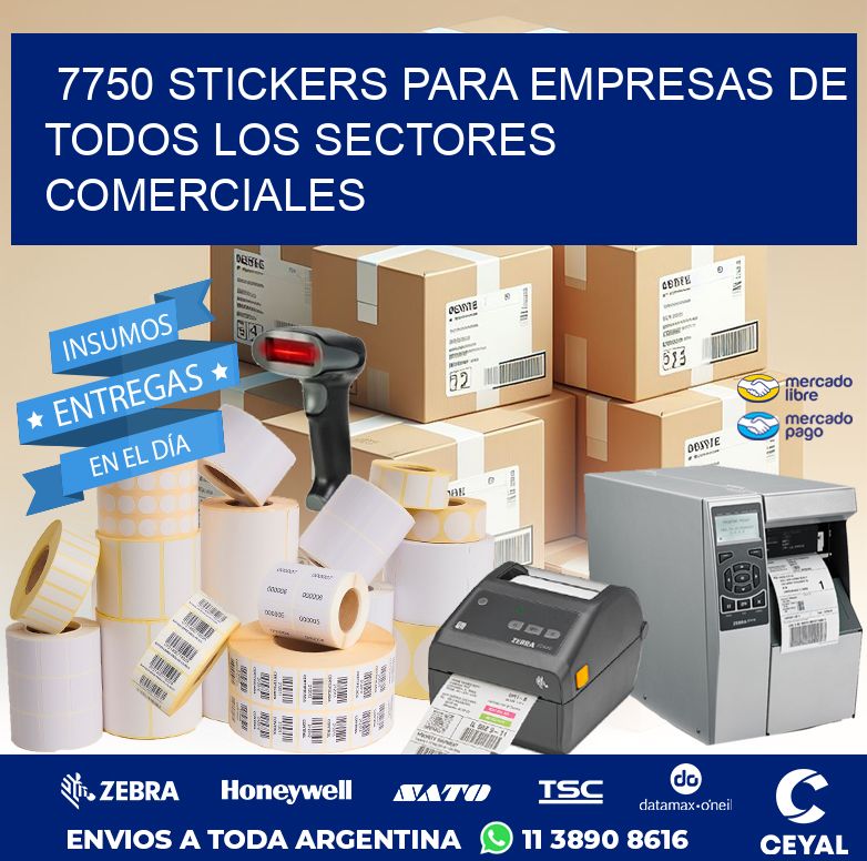 7750 STICKERS PARA EMPRESAS DE TODOS LOS SECTORES COMERCIALES