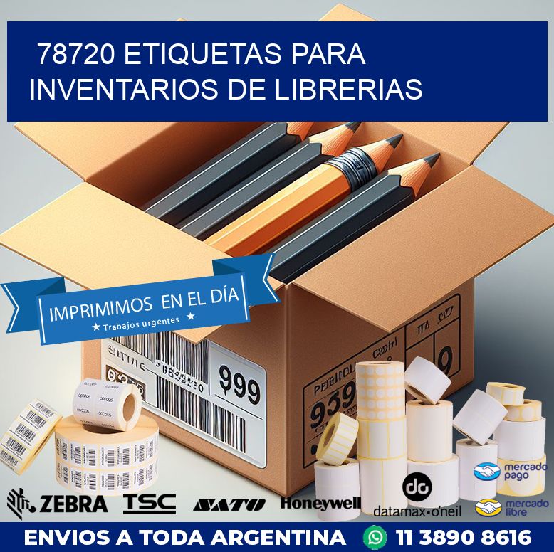 78720 ETIQUETAS PARA INVENTARIOS DE LIBRERIAS