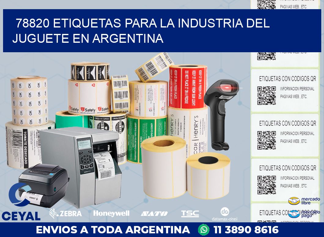 78820 ETIQUETAS PARA LA INDUSTRIA DEL JUGUETE EN ARGENTINA