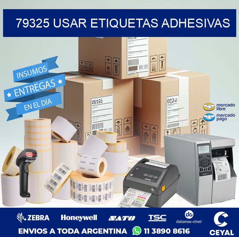 79325 USAR ETIQUETAS ADHESIVAS