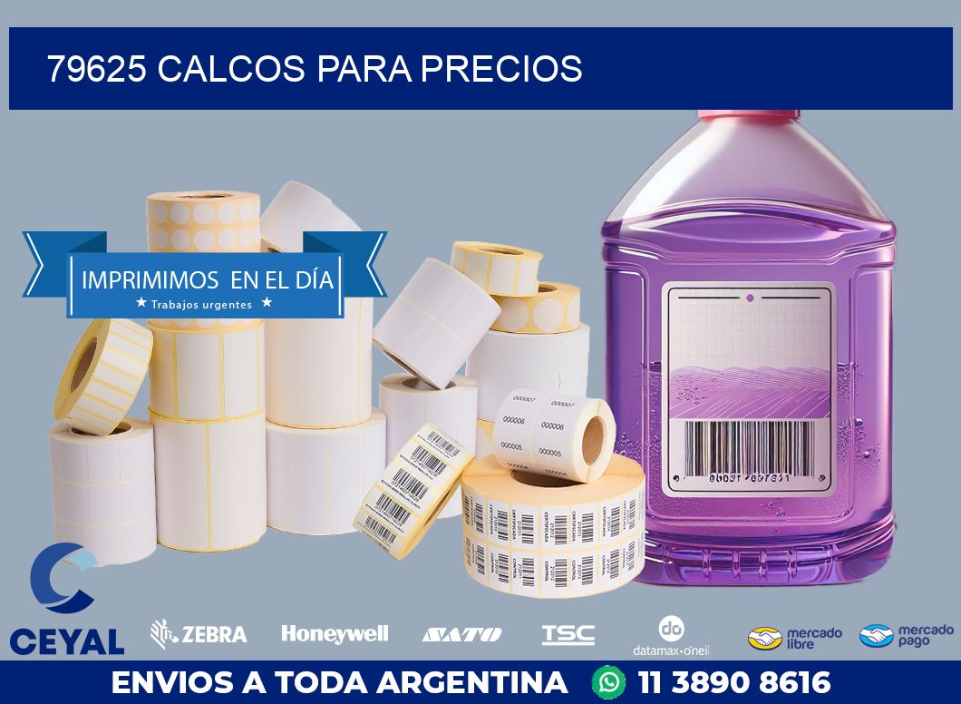 79625 CALCOS PARA PRECIOS