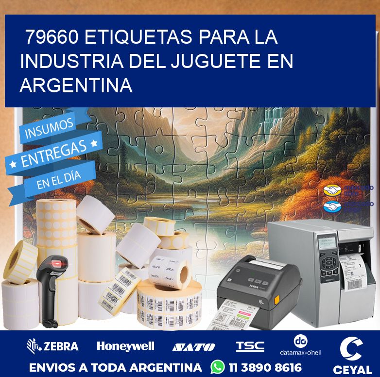 79660 ETIQUETAS PARA LA INDUSTRIA DEL JUGUETE EN ARGENTINA