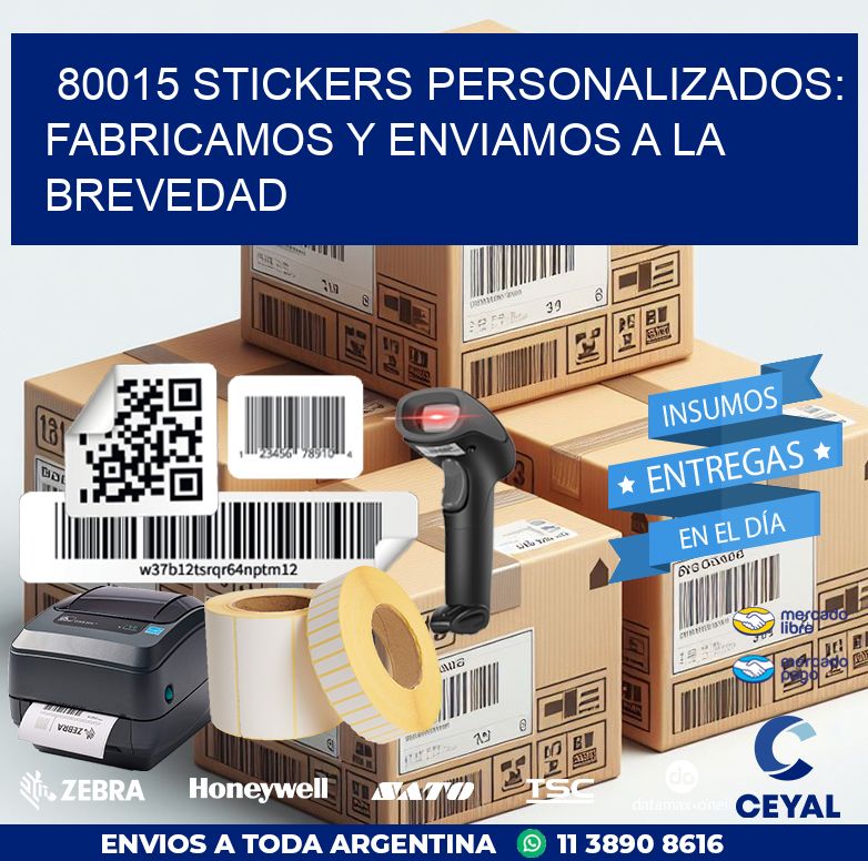 80015 STICKERS PERSONALIZADOS: FABRICAMOS Y ENVIAMOS A LA BREVEDAD