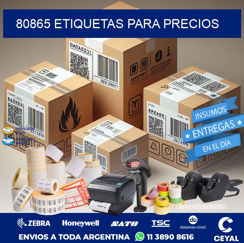 80865 ETIQUETAS PARA PRECIOS