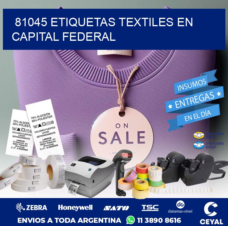 81045 ETIQUETAS TEXTILES EN CAPITAL FEDERAL