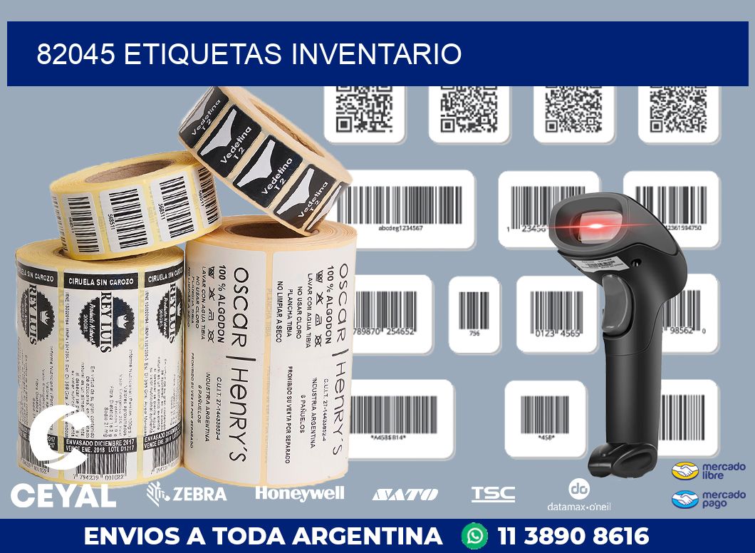 82045 ETIQUETAS INVENTARIO