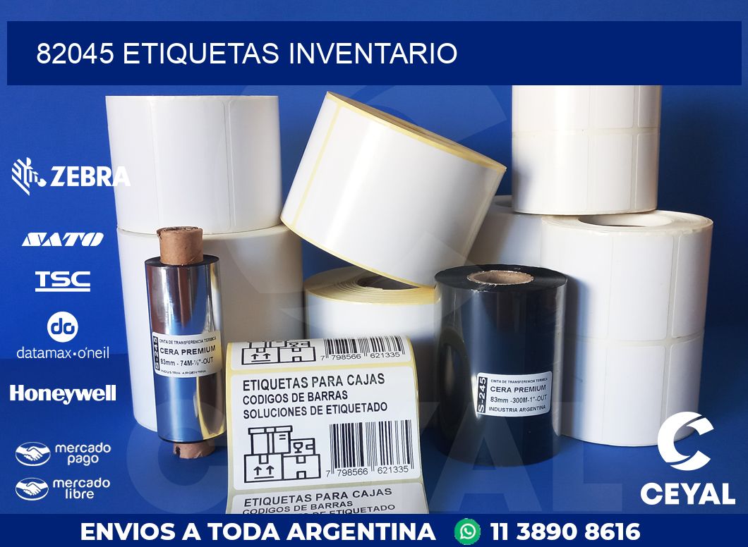 82045 ETIQUETAS INVENTARIO