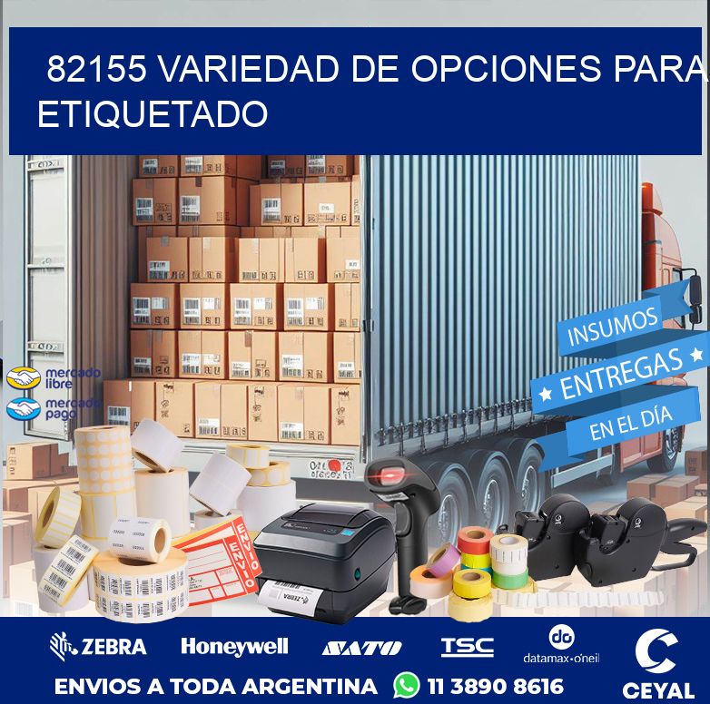 82155 VARIEDAD DE OPCIONES PARA ETIQUETADO