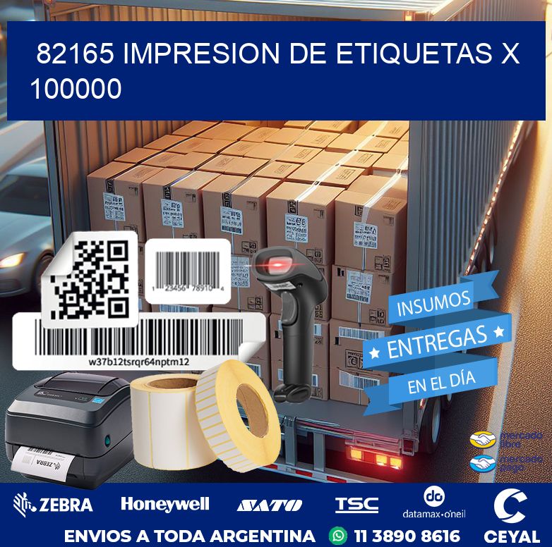 82165 IMPRESION DE ETIQUETAS X 100000