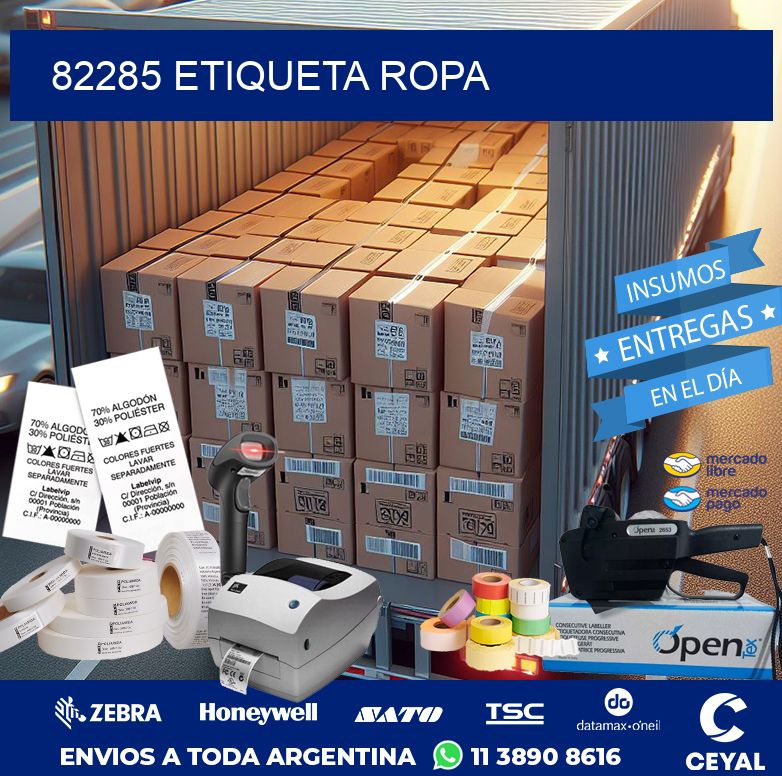 82285 ETIQUETA ROPA