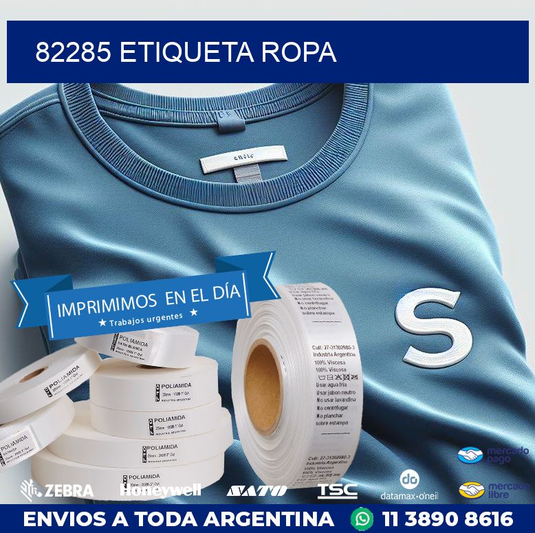 82285 ETIQUETA ROPA