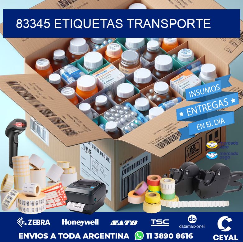 83345 ETIQUETAS TRANSPORTE