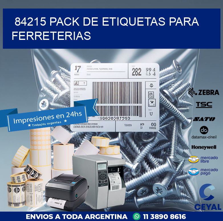 84215 PACK DE ETIQUETAS PARA FERRETERIAS