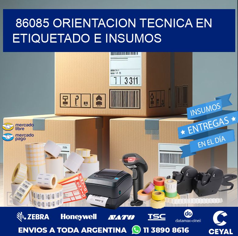 86085 ORIENTACION TECNICA EN ETIQUETADO E INSUMOS