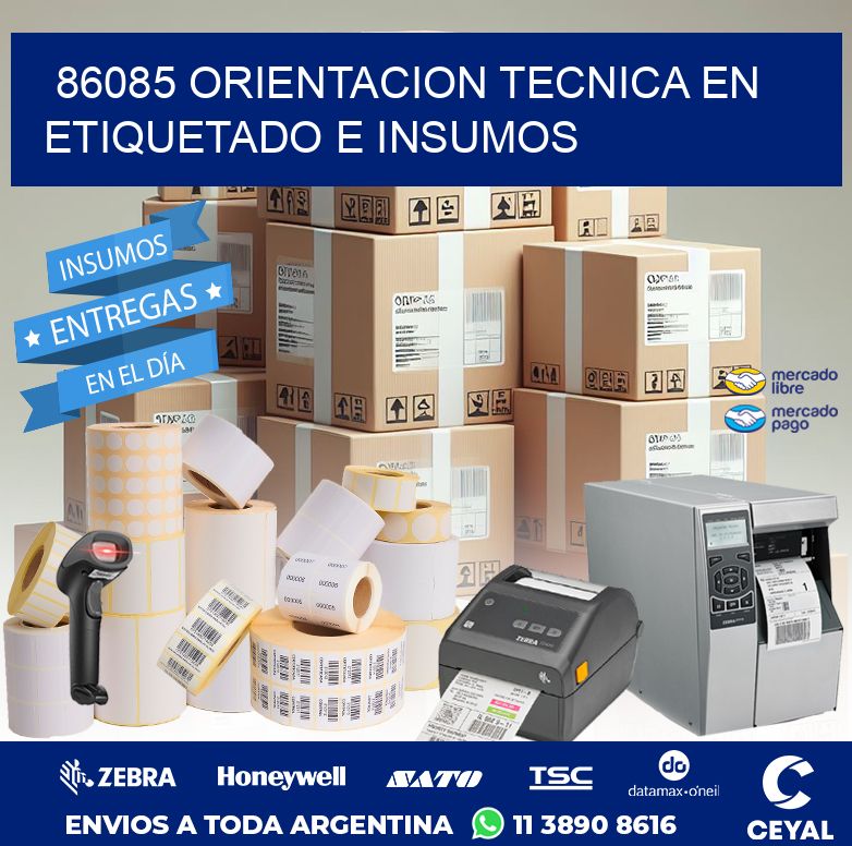 86085 ORIENTACION TECNICA EN ETIQUETADO E INSUMOS