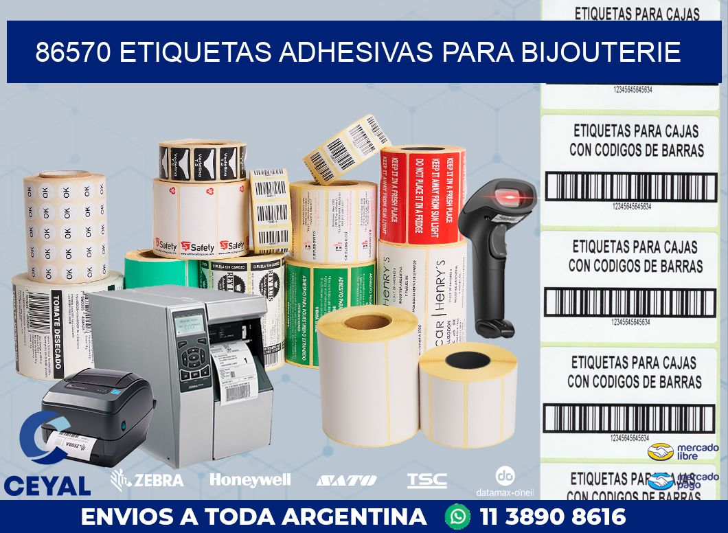 86570 ETIQUETAS ADHESIVAS PARA BIJOUTERIE