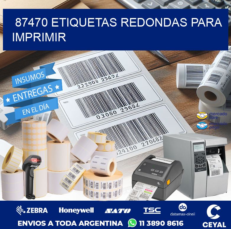 87470 ETIQUETAS REDONDAS PARA IMPRIMIR