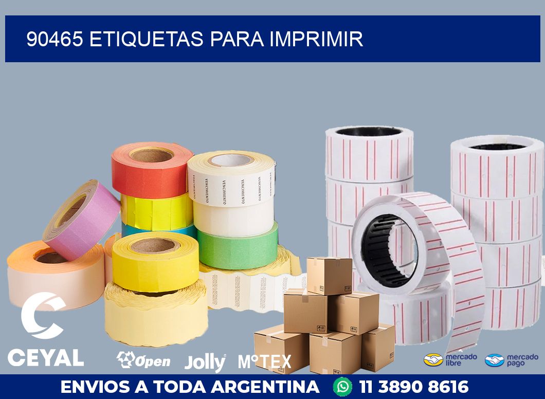 90465 ETIQUETAS PARA IMPRIMIR