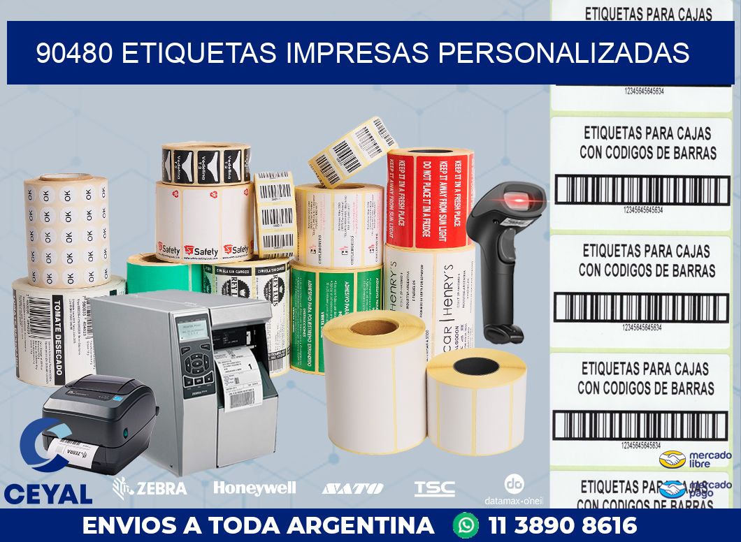 90480 ETIQUETAS IMPRESAS PERSONALIZADAS