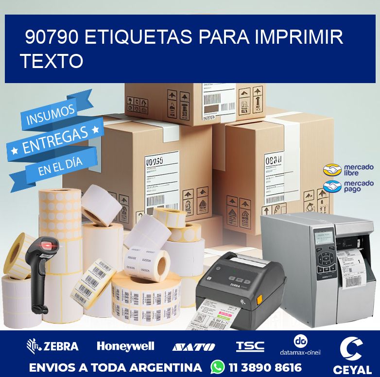 90790 ETIQUETAS PARA IMPRIMIR TEXTO