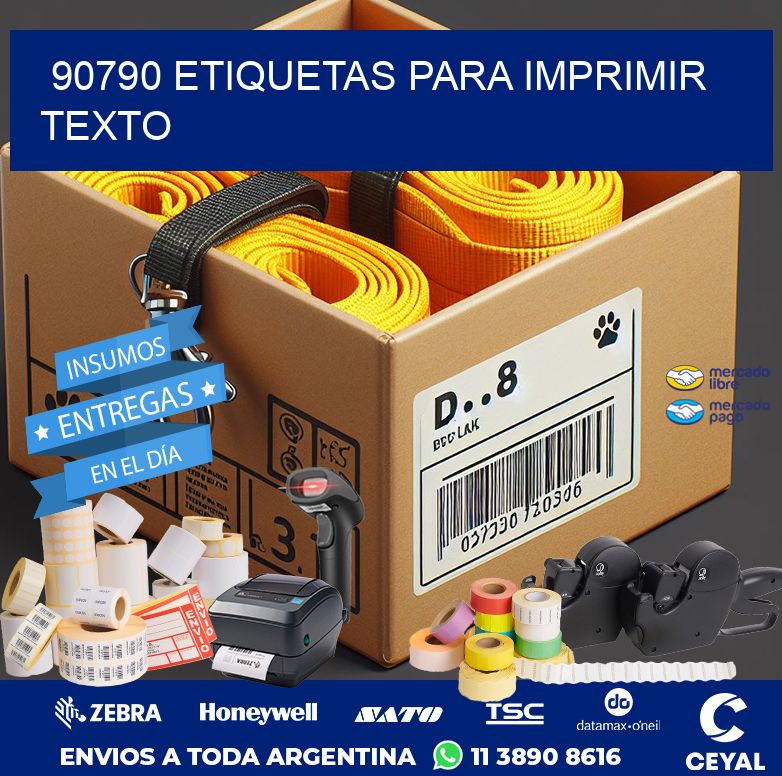 90790 ETIQUETAS PARA IMPRIMIR TEXTO