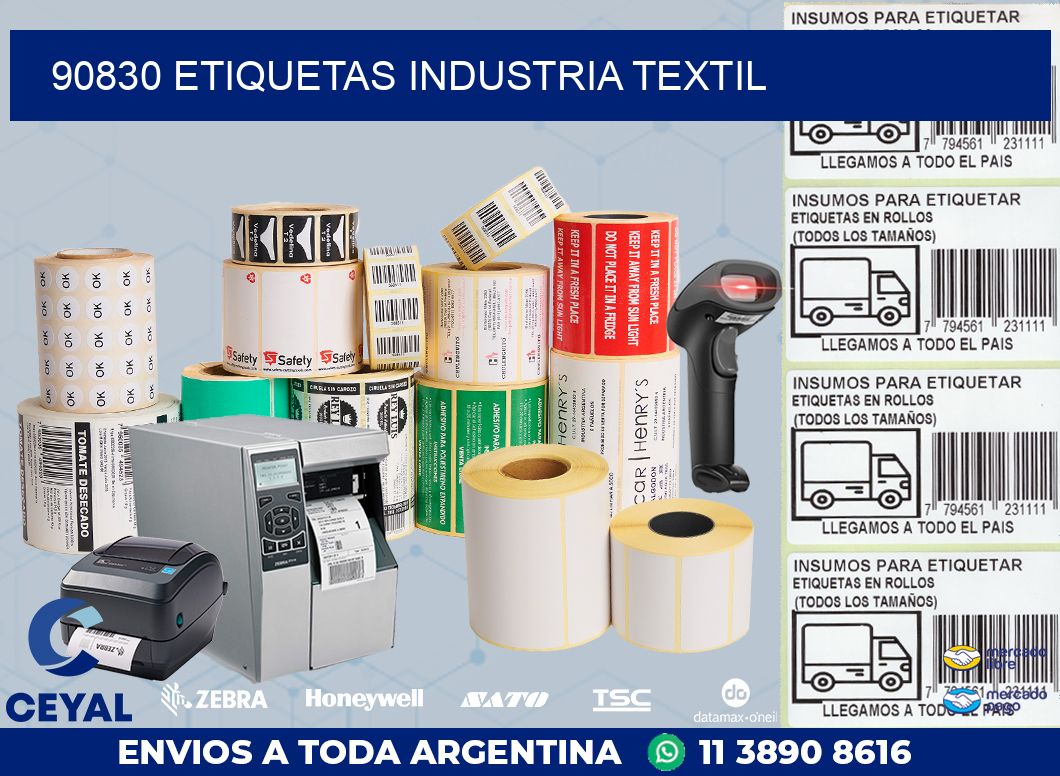 90830 ETIQUETAS INDUSTRIA TEXTIL