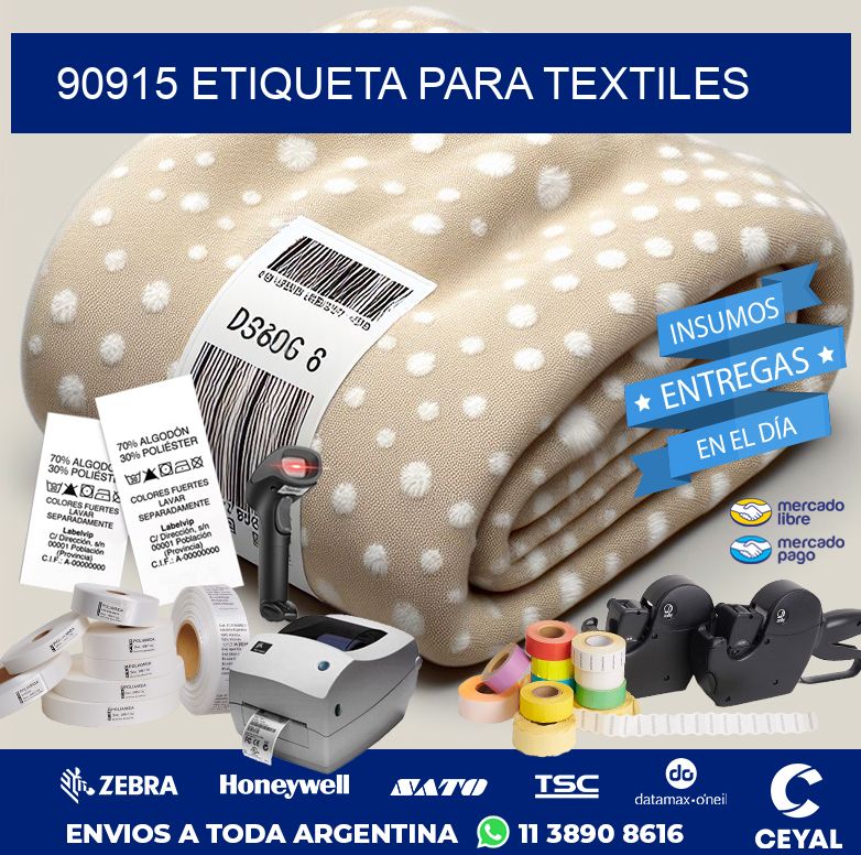 90915 ETIQUETA PARA TEXTILES