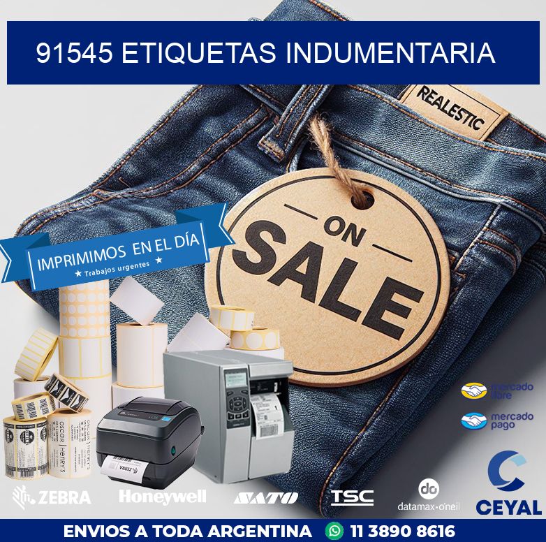 91545 ETIQUETAS INDUMENTARIA