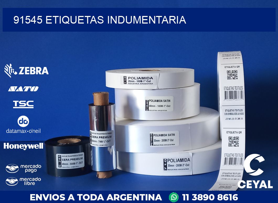 91545 ETIQUETAS INDUMENTARIA