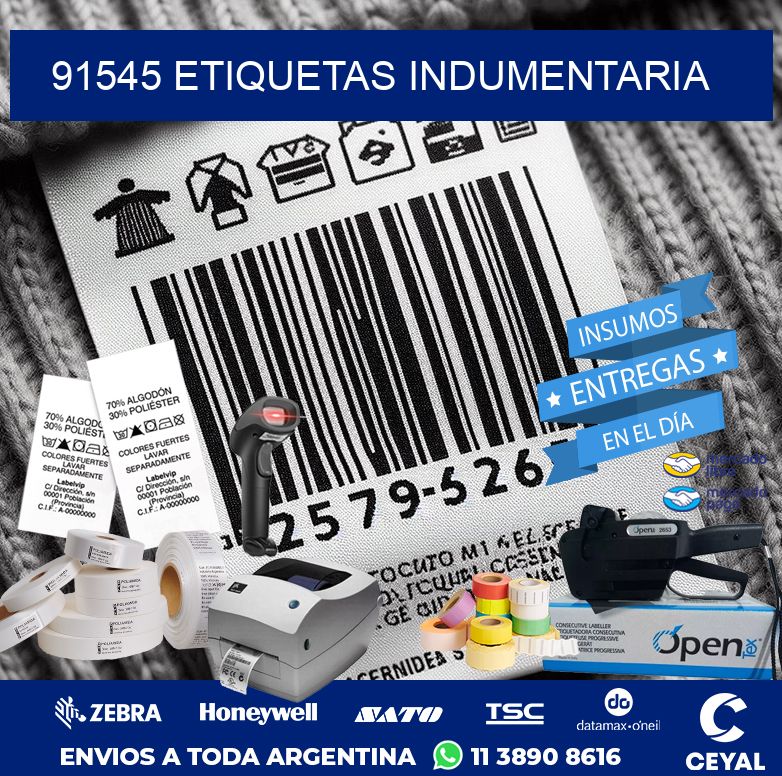 91545 ETIQUETAS INDUMENTARIA