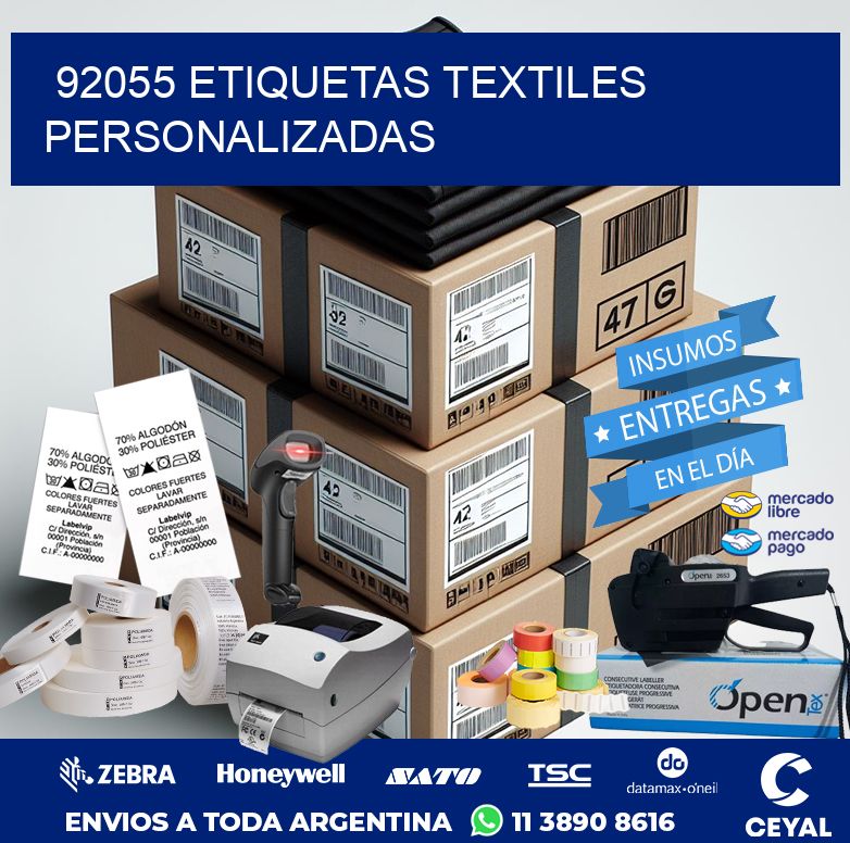 92055 ETIQUETAS TEXTILES PERSONALIZADAS