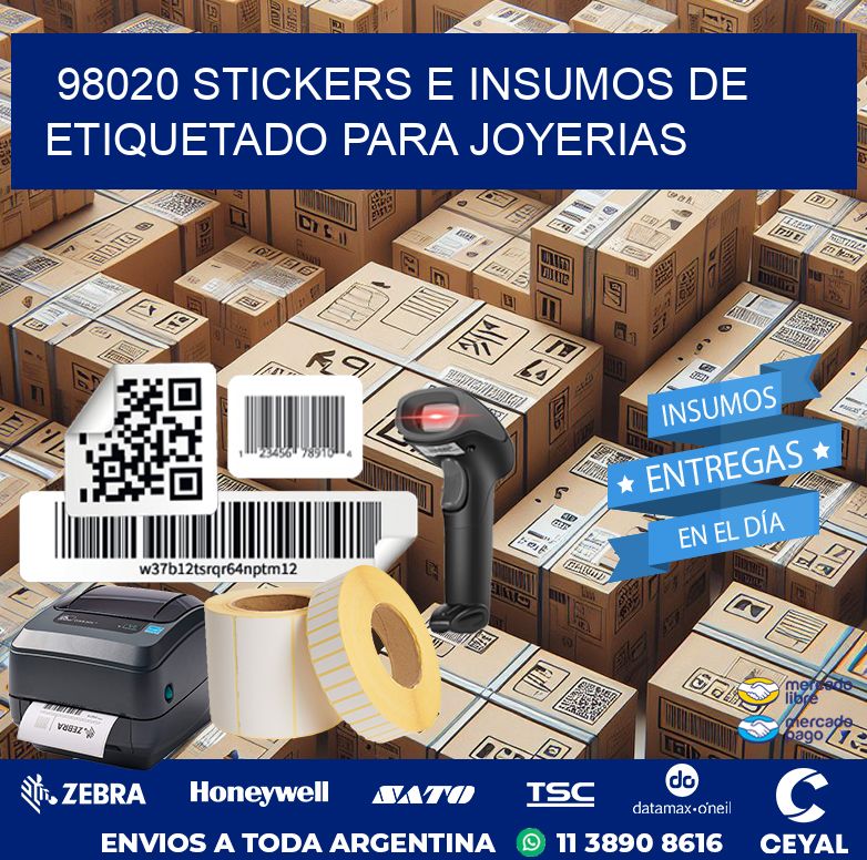 98020 STICKERS E INSUMOS DE ETIQUETADO PARA JOYERIAS