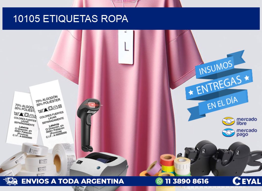 10105 ETIQUETAS ROPA