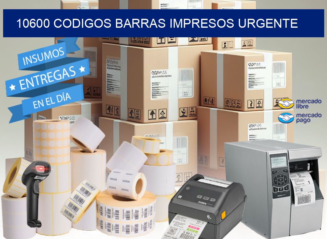 10600 CODIGOS BARRAS IMPRESOS URGENTE