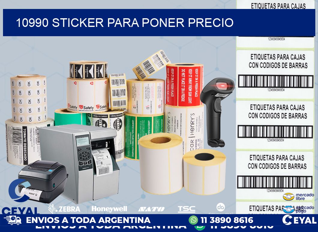 10990 STICKER PARA PONER PRECIO